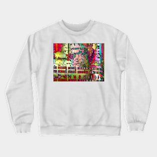 Stained Glass Jigsaw Crewneck Sweatshirt